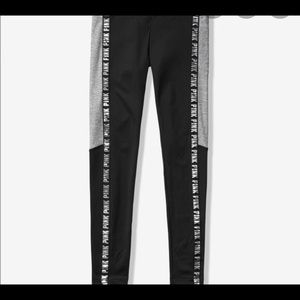 Pink cozy fleece lined leggings